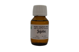 [HVJOJO50] Huile végétale Jojoba vierge BIO (simmondsia chinensis) 50ml